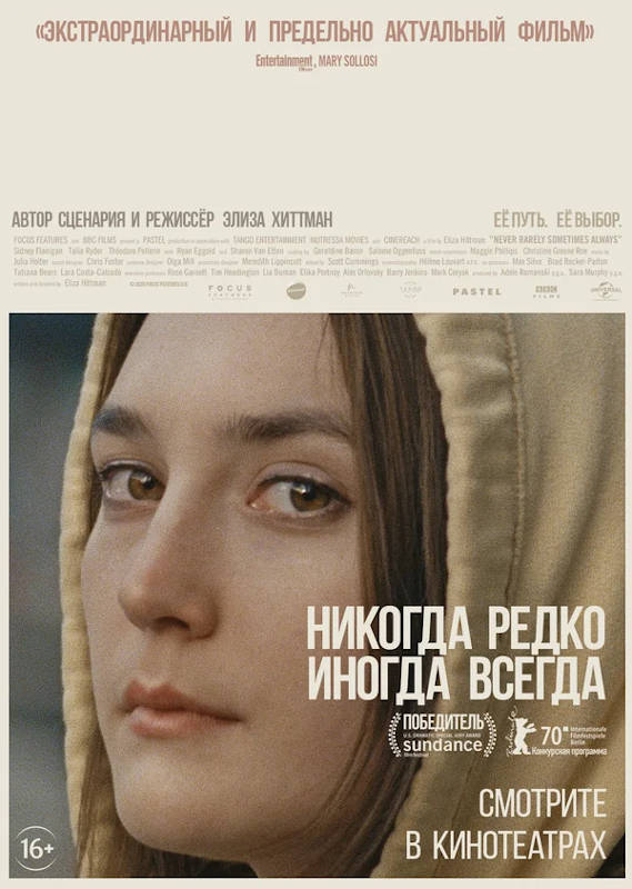 Фильм Никогда, редко, иногда, всегда Обложка фильма Никогда, редко, иногда, всегда