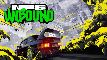 Эффекты в стиле граффити в геймплейном видео Need for Speed Unbound