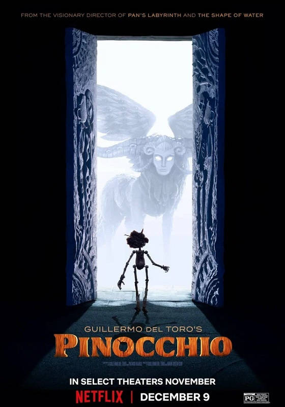 Обложка фильма Пиноккио Гильермо дель Торо