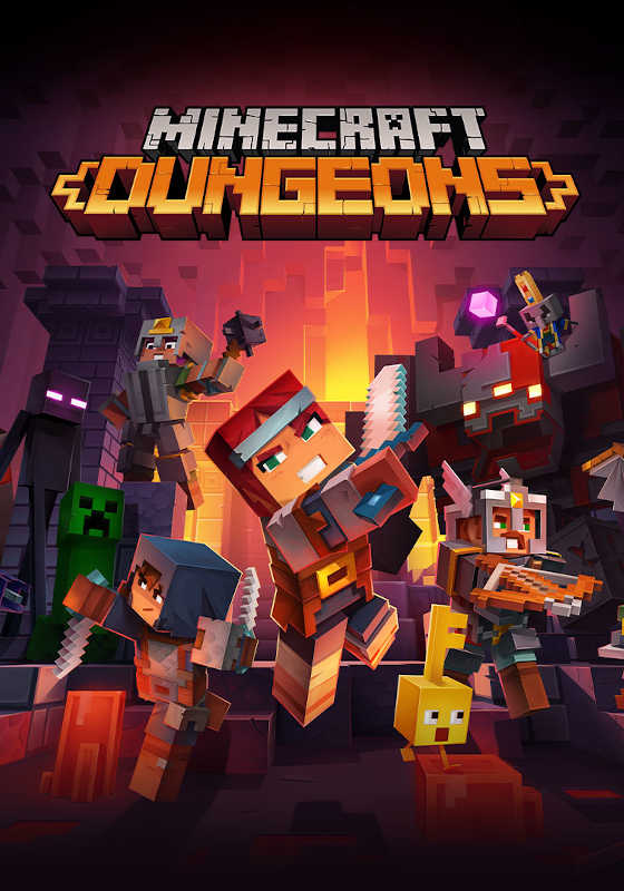 Обложка игры Minecraft Dungeons