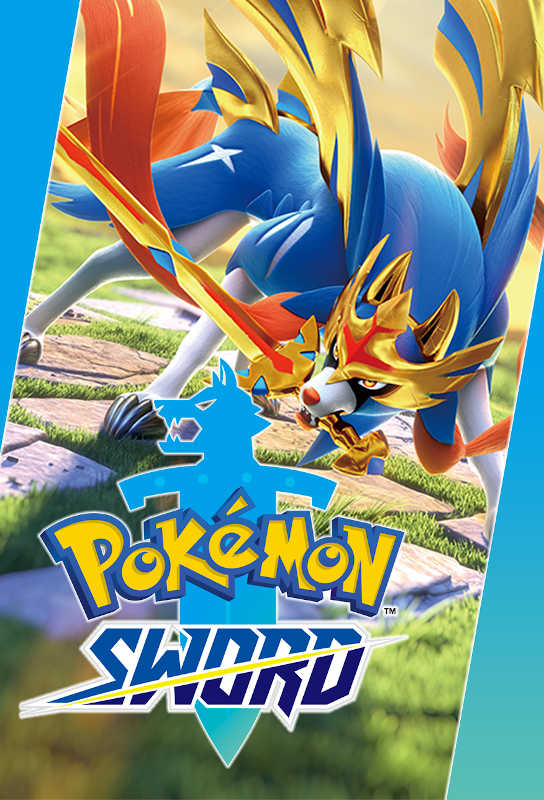 Обложка игры Pokemon Sword и Shield