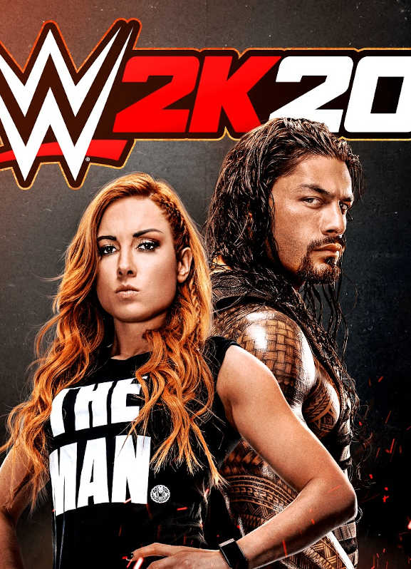 Обложка игры WWE 2K20